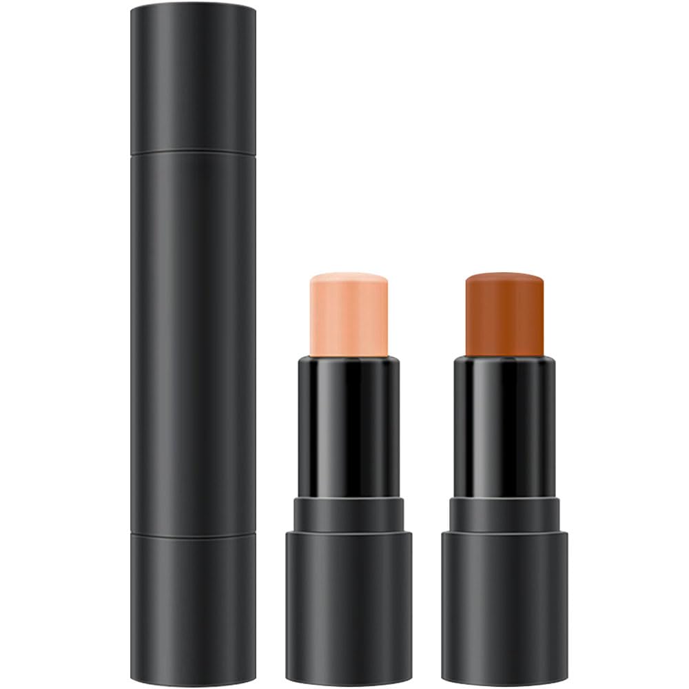 Evpct 2In1 Cream Contour Stick - Contouring Concealer For Beginners, 03 Natural & Coffee, 0.32