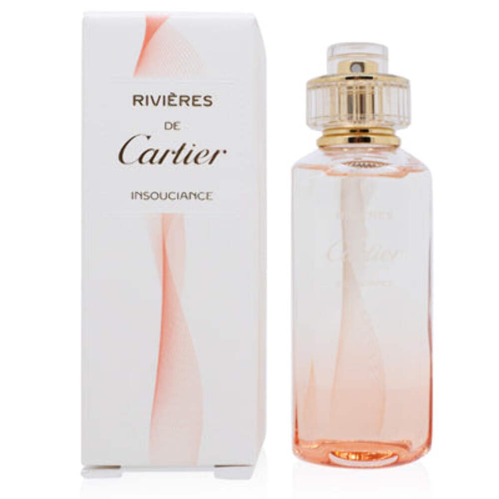 CARTIER Rivieres de Cartier Insouciance Women's Perfume - 3.4 oz EDT Spray (Refillable) for Elegant Fragrance Experience