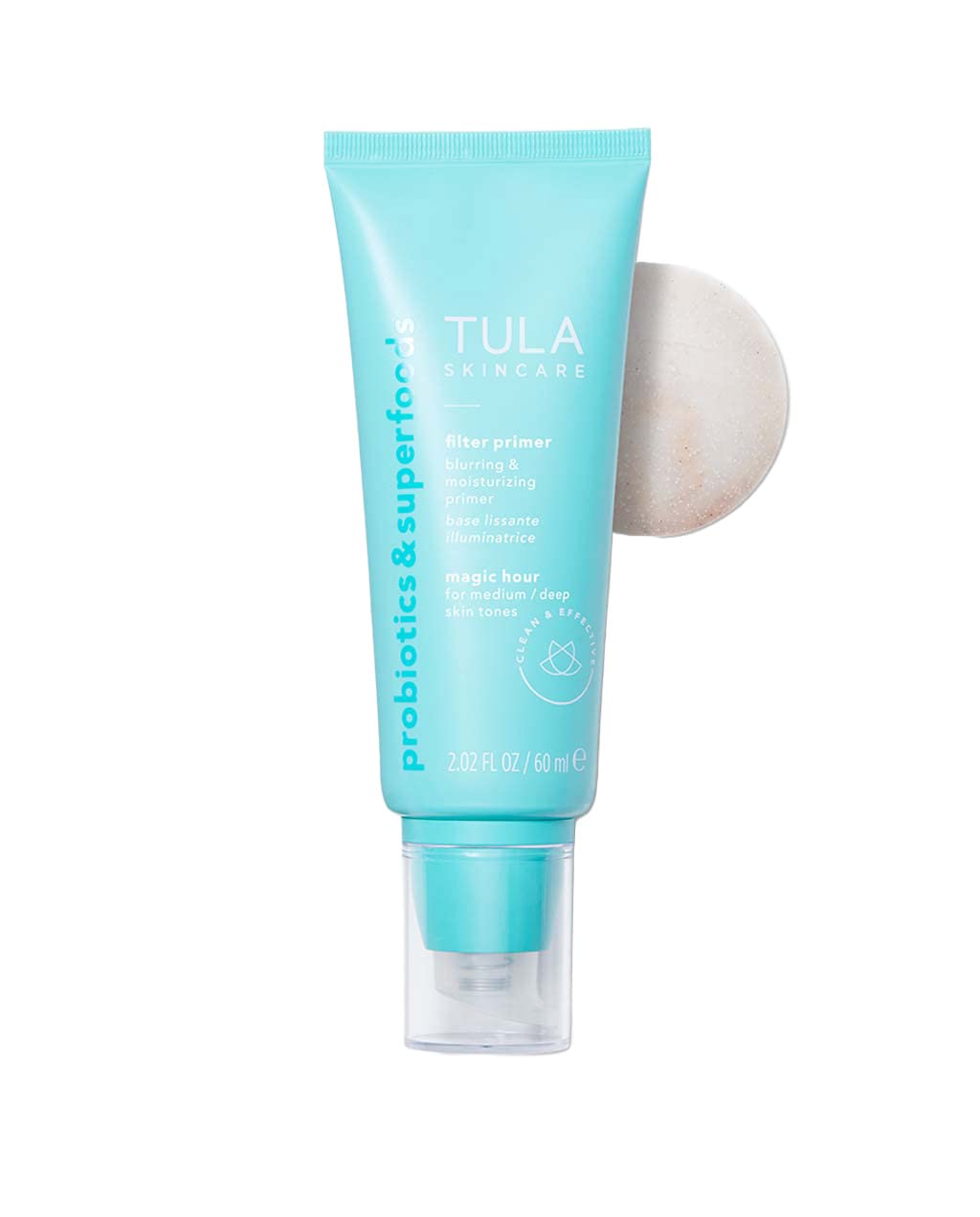 TULA Skin Care Face Filter Primer - Blurring, Hydrating, Magic Hour, 2.02 fl oz