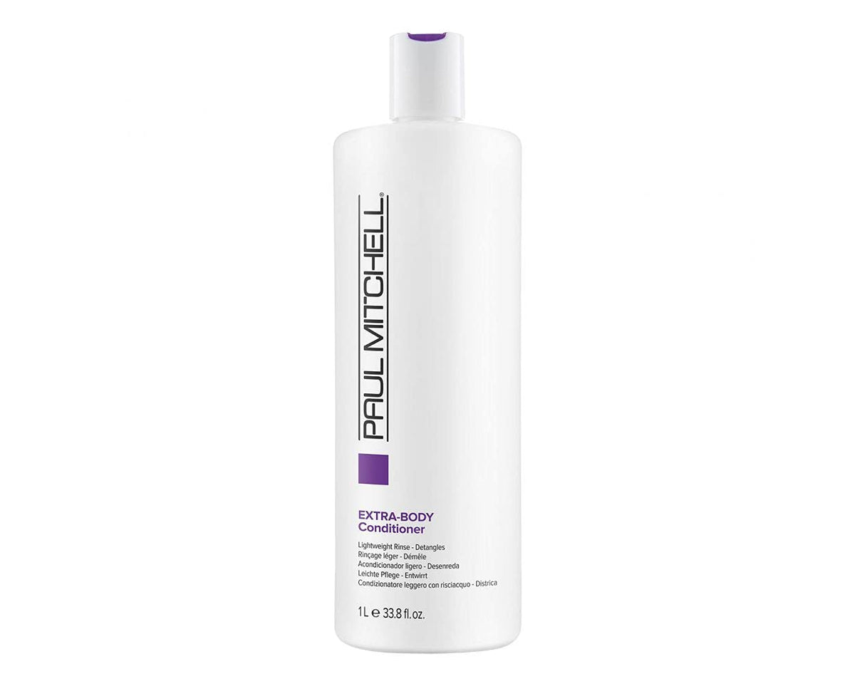 Paul Mitchell Extra-Body Conditioner For Fine Hair, 33.8 Fl. Oz., Detangles & Volumizes