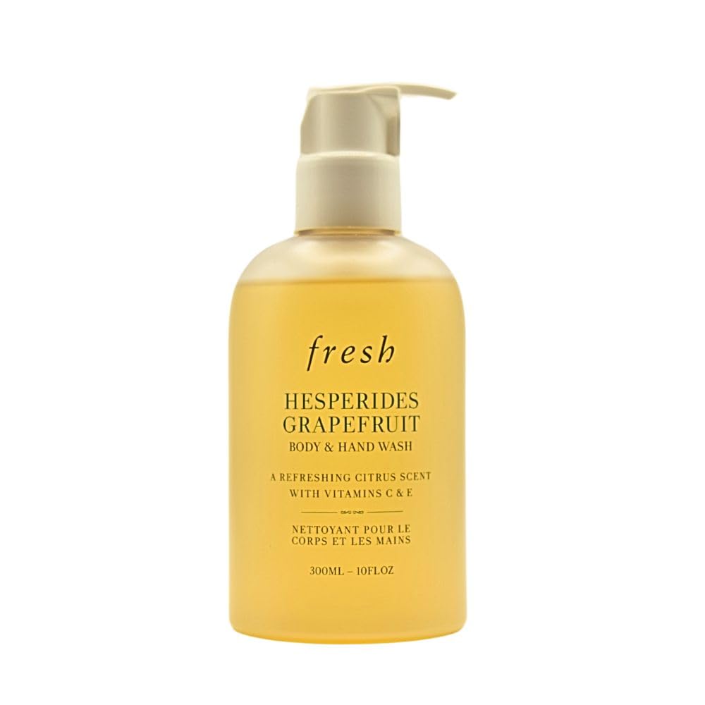 Fresh Hesperides Grapefruit Body Wash For Women - 10 Oz Moisturizing Hand And Body Cleanser