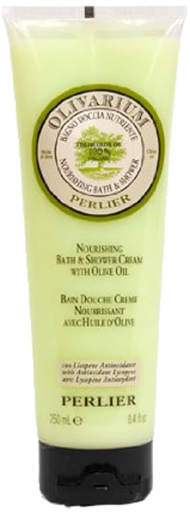 Perlier Olivarium Bath & Shower Cream - 8.4 Fl. Oz. Moisturizing Body Cleanser