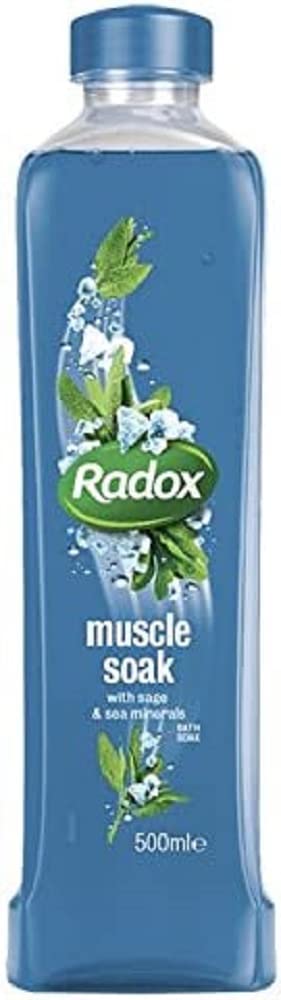 Radox Muscle Bath Soak, Blue, 500Ml - Fragrance For Relaxation And Wellbeing