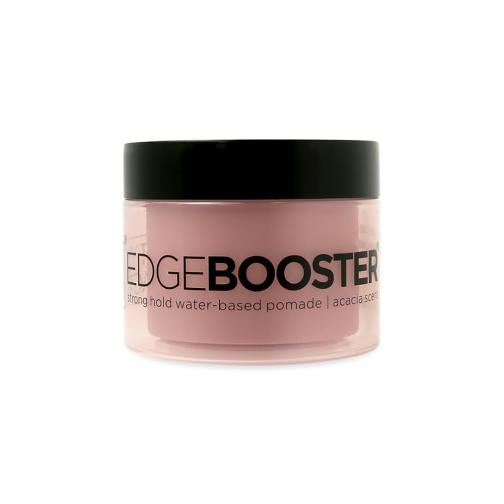 Edge Booster Strong Hold Water-Based Pomade, Acacia Scent, 3.38oz - Men's Hair Styling Product