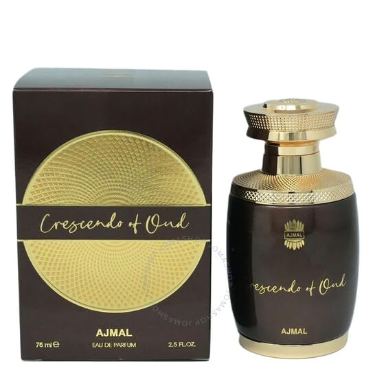 Ajmal Crescendo Of Oud Unisex EDP Spray - 2.5 oz Luxury Fragrance