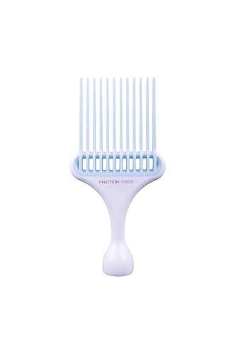 Cricket Friction Free Wide Tooth Pick Comb - Detangling, Volume, Non-Slip Handle, All Hair Types