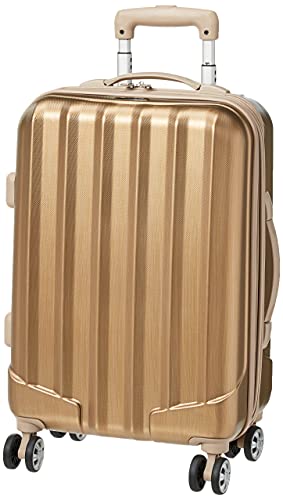 Rockland Melbourne Hardside Expandable Spinner Luggage, Bronze, 20&quot; Carry-On