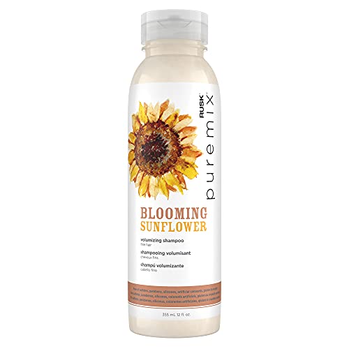 RUSK PUREMIX Blooming Sunflower Volumizing Shampoo 12 oz  12 fl oz