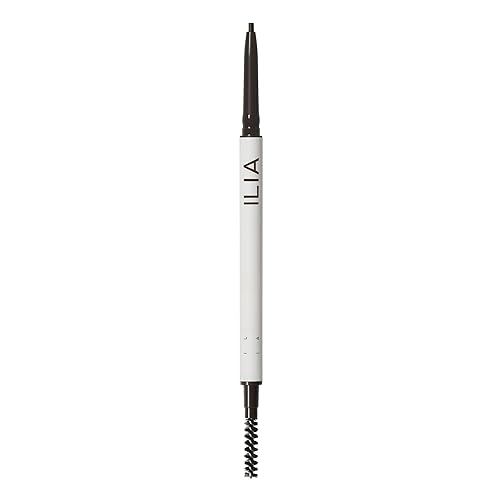 Ilia In Full Micro-Tip Brow Pencil - Non-Toxic, Vegan, Soft Black, Cruelty-Free Makeup