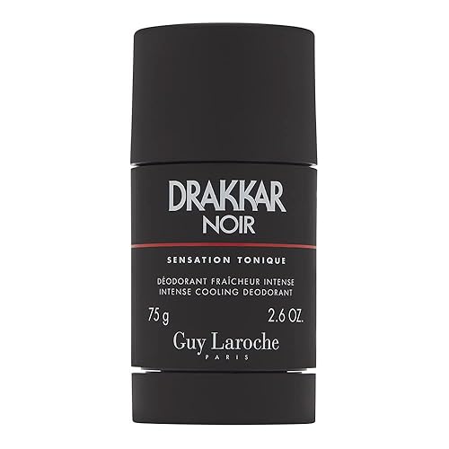 Guy Laroche Drakkar Noir 2.6Oz Alcohol-Free Deodorant Stick - Fresh & Long-