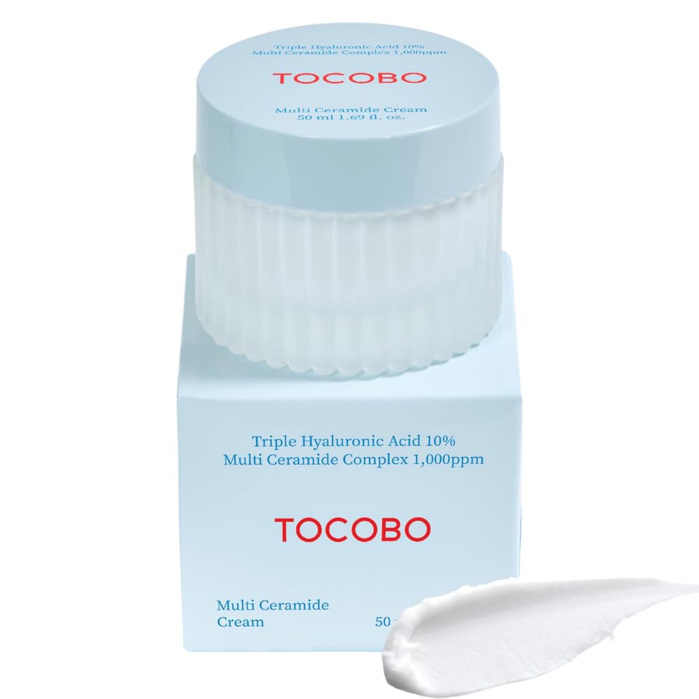 Tocobo Multi Ceramide Cream 1.7 Fl Oz - Hydrating Moisture Cream For Sensitive Skin, Vegan Formula