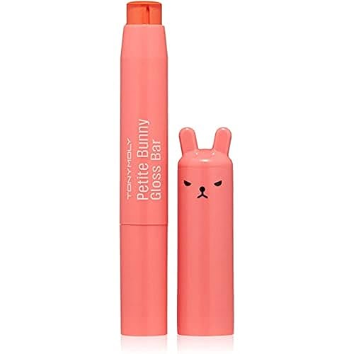 Tonymoly Petit Bunny Gloss Bar - Juicy Orange Lip Balm, 1 Count, Moisturizing, Fun Design