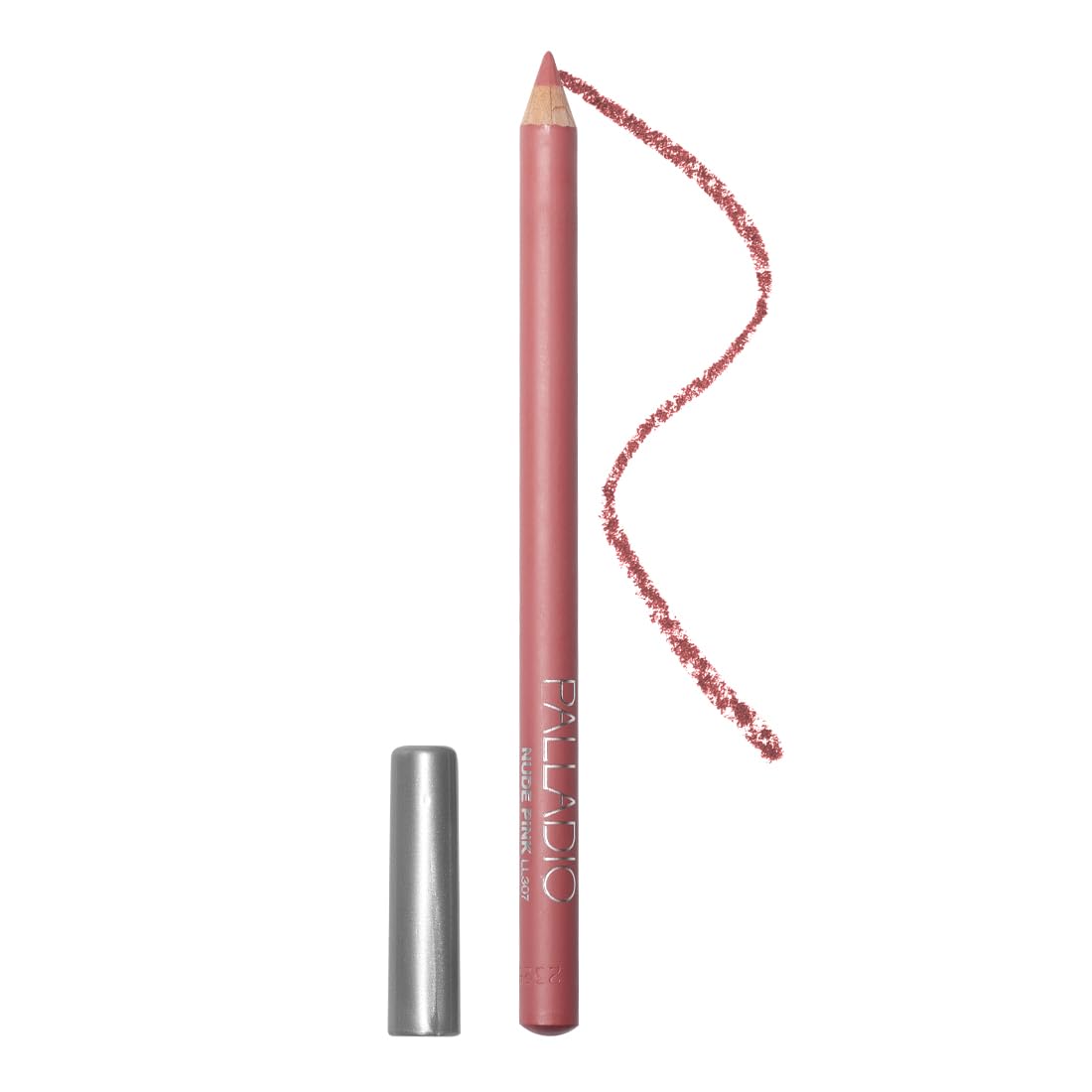 Palladio Nude Pink Lip Liner Pencil - Hydrating, Long Lasting, Firm Yet Smooth For Perfectly Outlined Lips