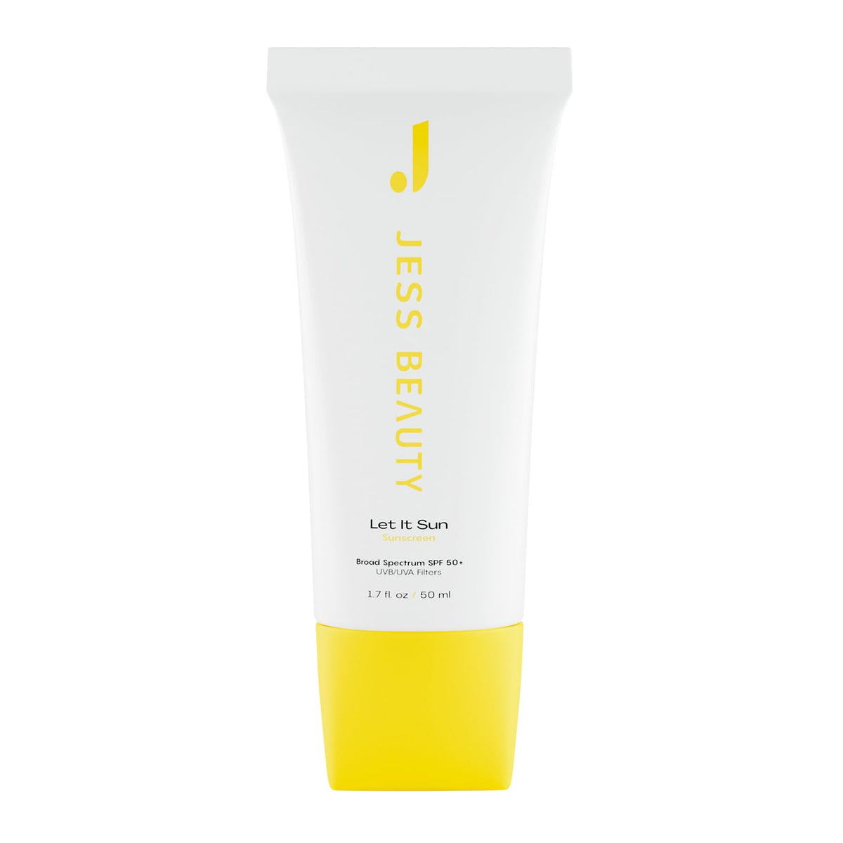 Jess Beauty Let It Sun 50+ Sunscreen With Green Tea & Aloe, 1.7 Fl Oz