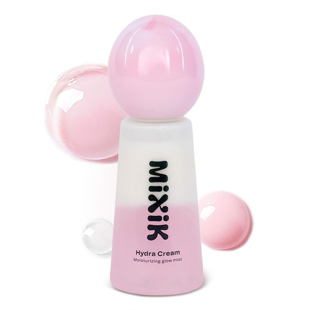 Mixik Hydra Cream Moisturizing Face Mist - Hydrating Spray With Plant Oil & Rose Water, 80Ml