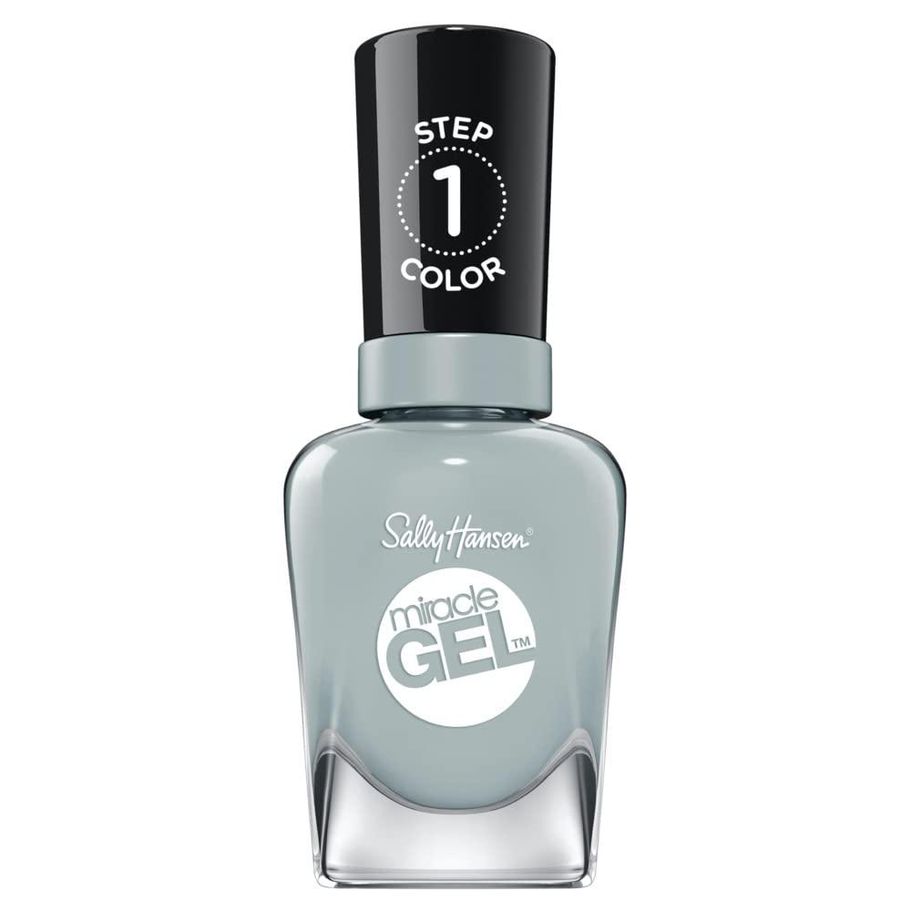 Sally Hansen Miracle Gel Nail Enamel, Giving Altitude, 0.5 Fl Oz - Long-Lasting Gel Finish