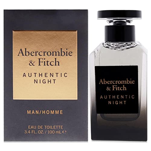 Abercrombie and Fitch Authentic Night Men EDT Spray 34 oz