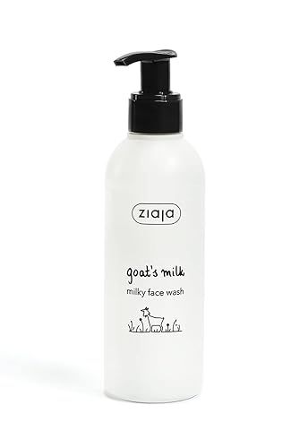 Ziaja Goat'S Milk Milky Face Wash - No-Rinse Cleanser, 7 Fl Oz, Gentle Hydrating Cleanser