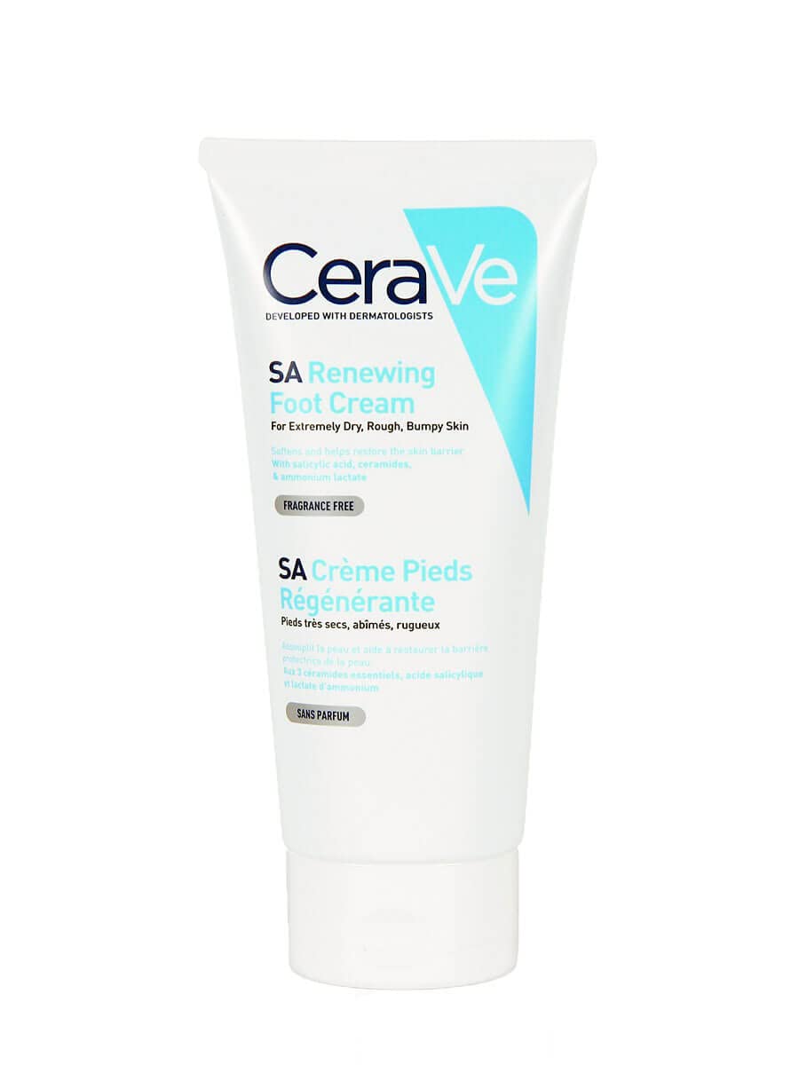 Cerave Sa Renewing Foot Cream For Extremely Dry, Rough Feet - 88Ml/3Oz