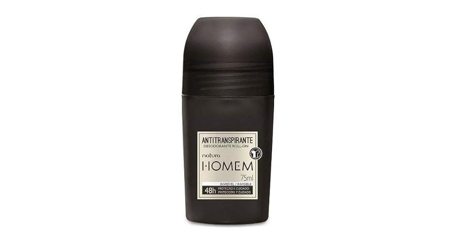 Natura Homem Desodorante Invisível 75 Ml - Deodorant Roll-On Para Proteção Eficaz