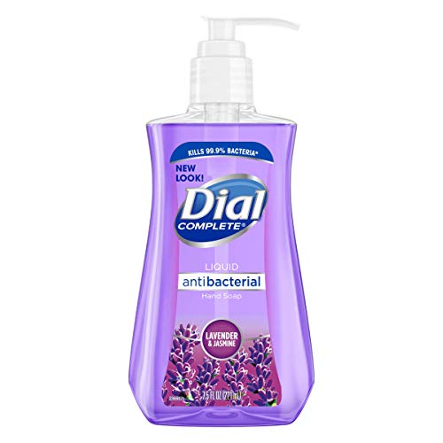 Dial Antibacterial Liquid Hand Soap, Lavender & Twilight Jasmine, 7.5 Fl Oz