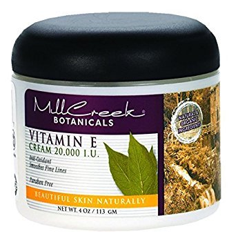 Mill Creek Vitamin E Cream 20,000 Iu, 4 Oz - Multi-Pack, Moisturizing Skin Care