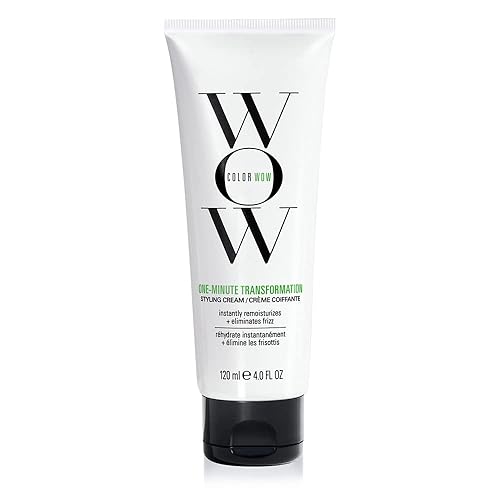 Color Wow One Minute Transformation Cream - Instant Frizz Fix, Hydrating Avocado Oil, 4 Fl Oz