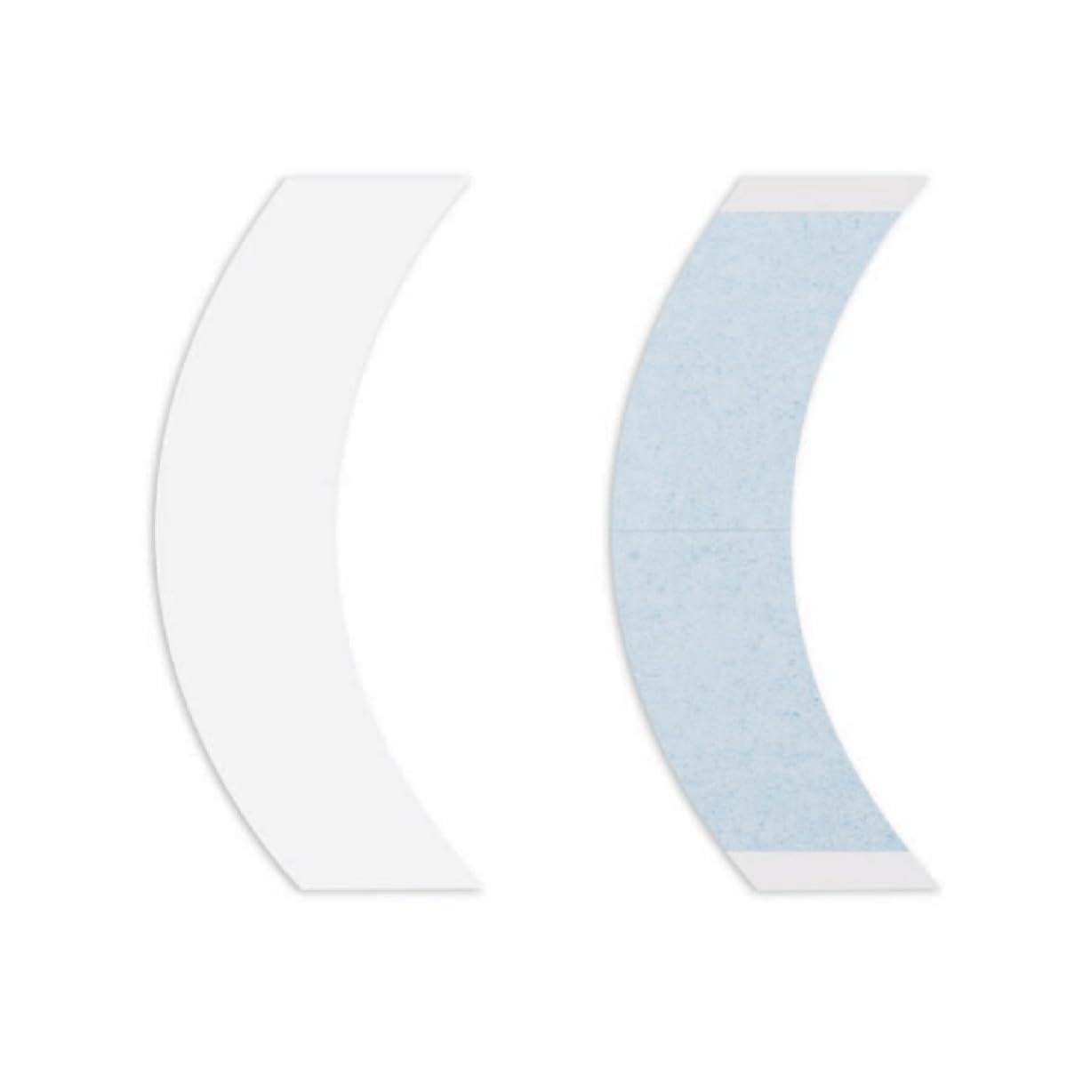 Lace Front Support Tape - 36 Double-Sided Adhesive Pieces, Blue Cc Contour