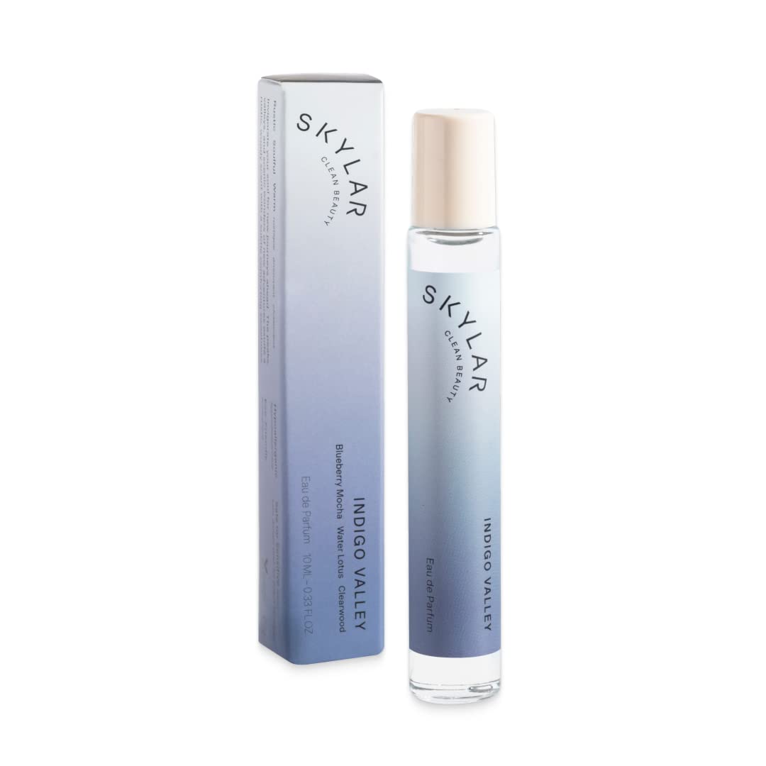 Skylar Indigo Valley Eau De Perfume - Hypoallergenic, Vegan, Woody Floral, 10Ml