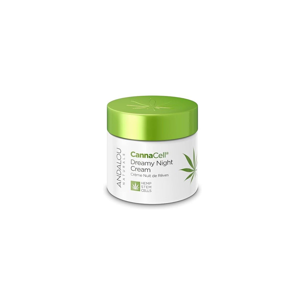 Andalou Naturals Cannacell Dreamy Night Cream, 1.7 Oz - Nourishing Night Moisturizer