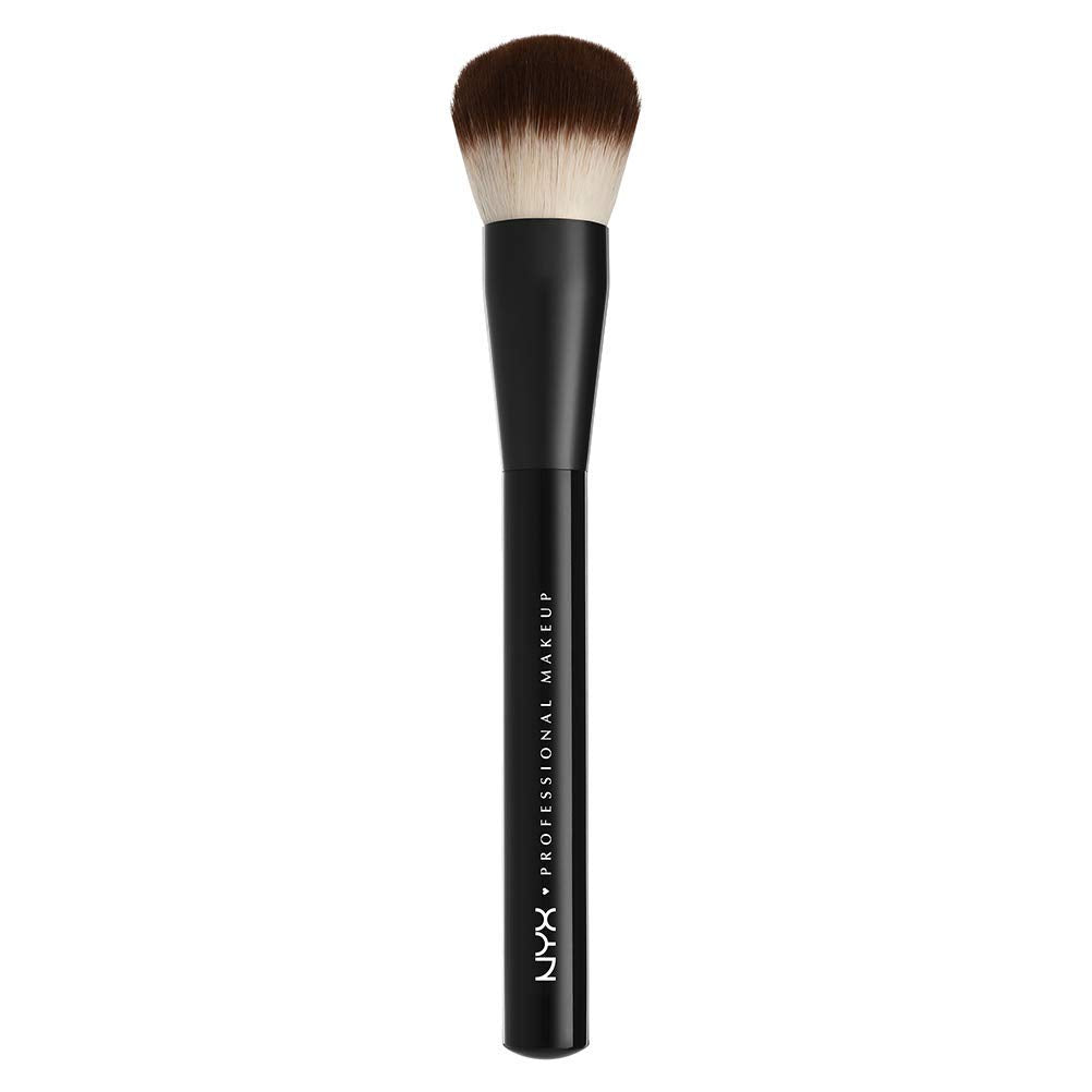 Nyx Professional Makeup Pro Buffing Brush - Black, Synthetic, 1 Count For Flawless Application