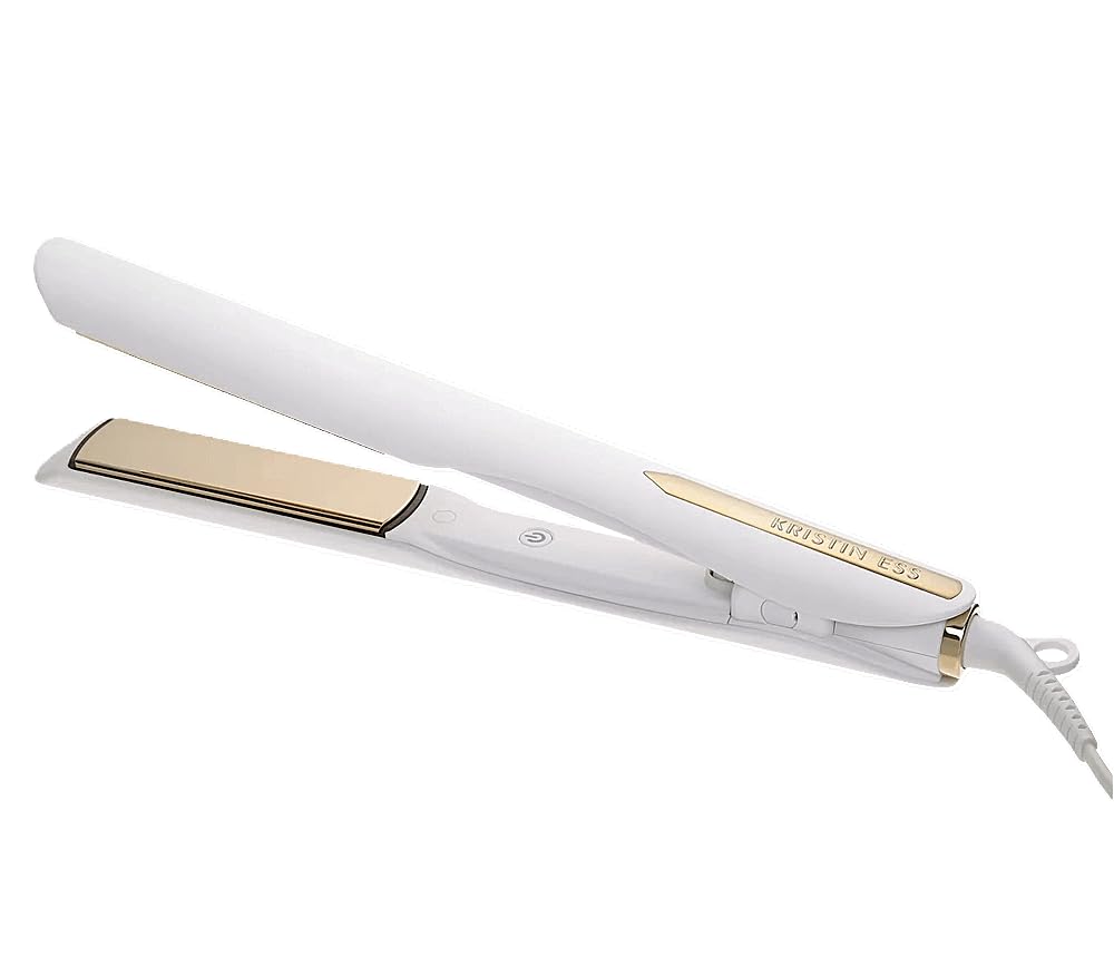 Kristin Ess 3-in-One Titanium Hair Straightener, Curler & Waver for Thick, Frizzy Hair - 440°F