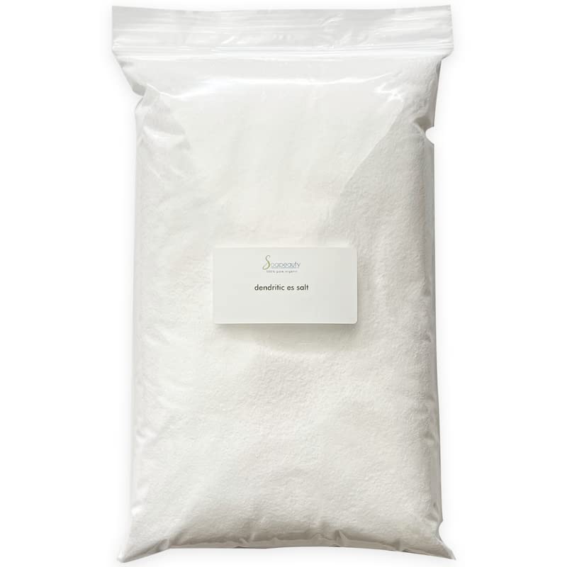 Soapeauty Dendritic Salt 1 Lb - Exfoliating Bath Scrub Salts For Relaxation And Skin Care