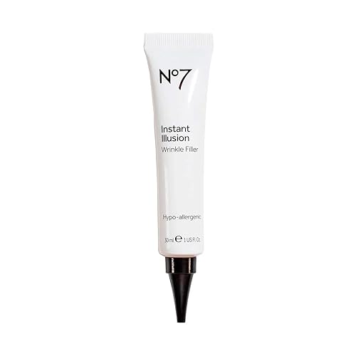 No7 Instant Illusion Wrinkle Filler Serum - Anti-Aging, Smooths Fine Lines, 1 Fl Oz