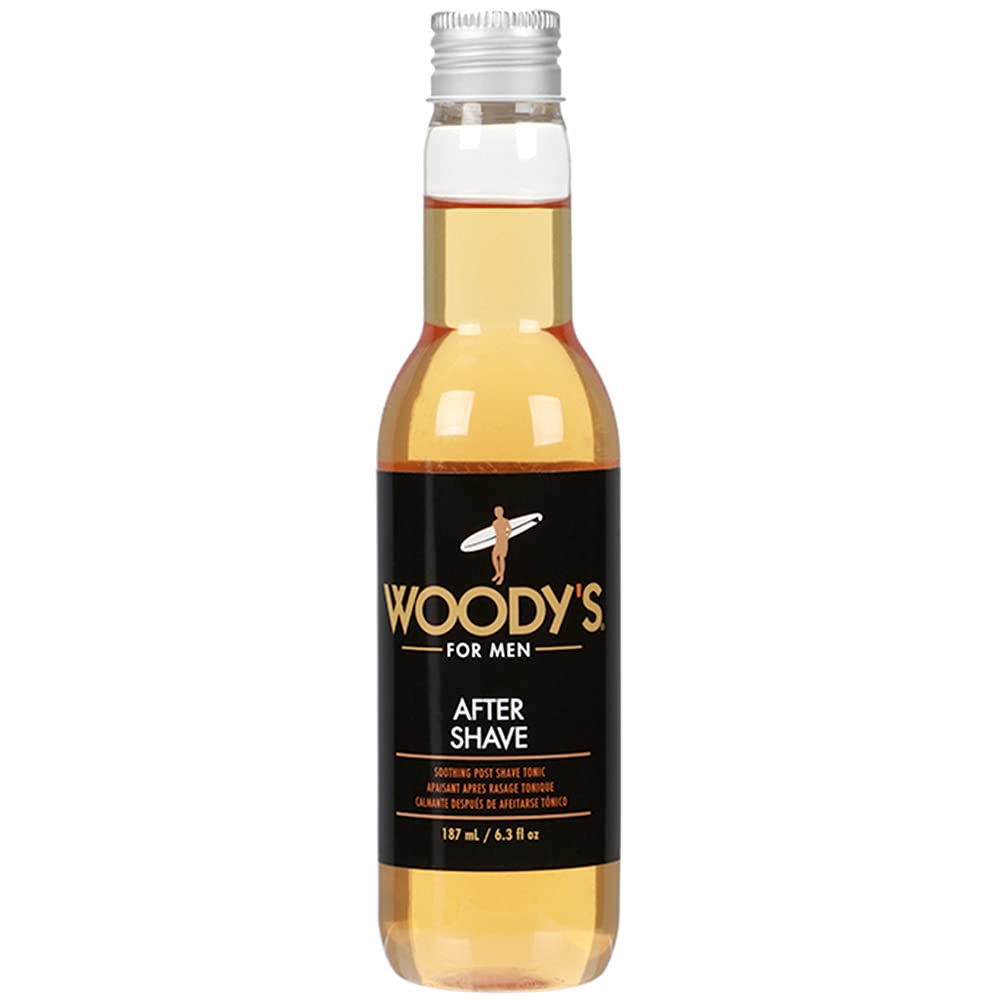 Woody'S Aftershave Tonic For Men With Aloe Vera & Chamomile, 6.3 Fl Oz, Soothing & Hyd