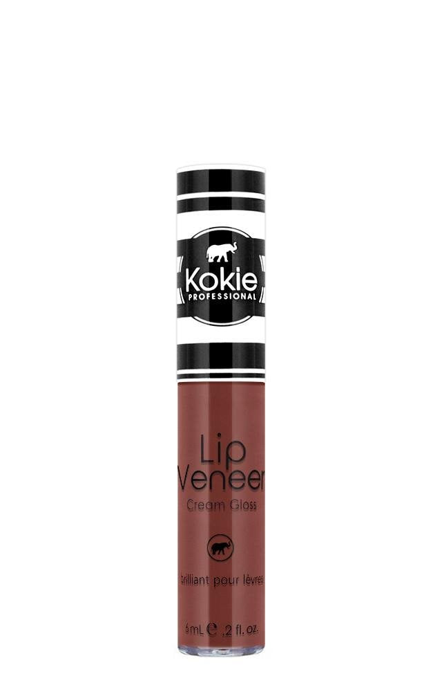 Kokie Cosmetics Lip Veneer Cream Lip Gloss - Mocha Madness, 0.2 Fl Oz, Hydrating Shine