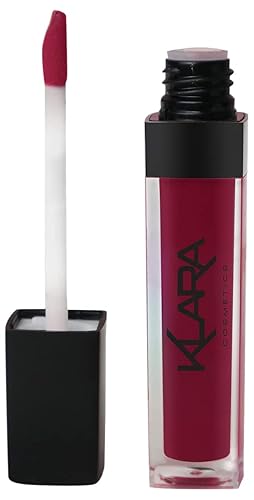 Klara Cosmetics Kiss Proof Liquid Matte Lipstick - Long Lasting 16 Sexy Marsala - 0.3 Oz