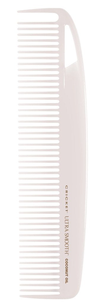 Cricket Ultra Smooth Coconut Dressing Comb for Hair Cutting and Styling  AntiFrizz Hair Comb with Coconut Oil and Keratin Prote