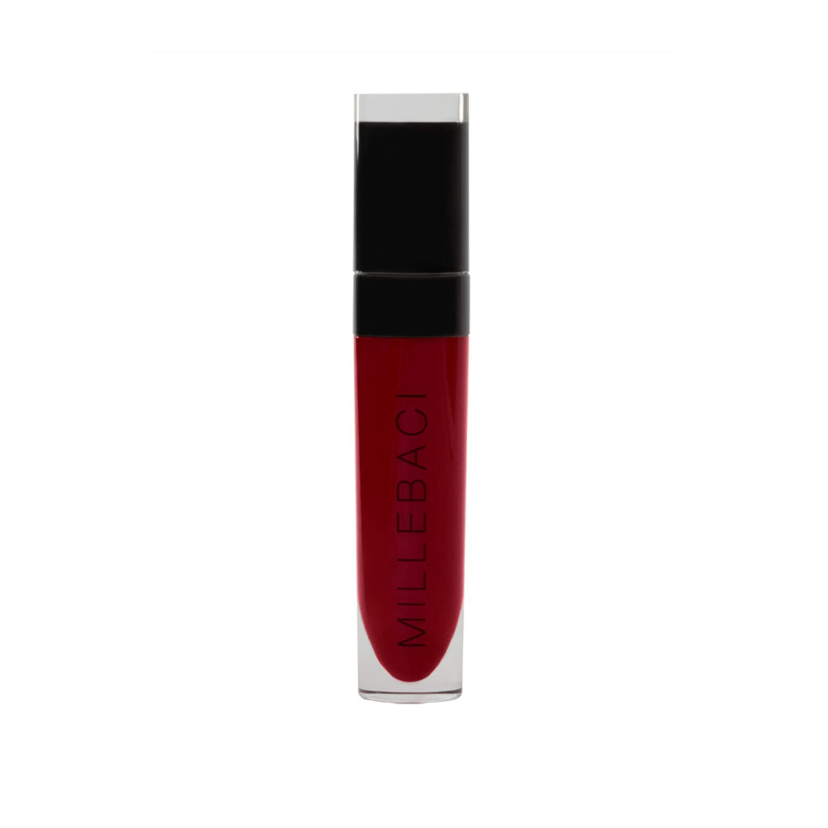 Nouba Millebaci Long Lasting Liquid Lipstick - Dark Red, Intense Pigment, Moisturizing Balm