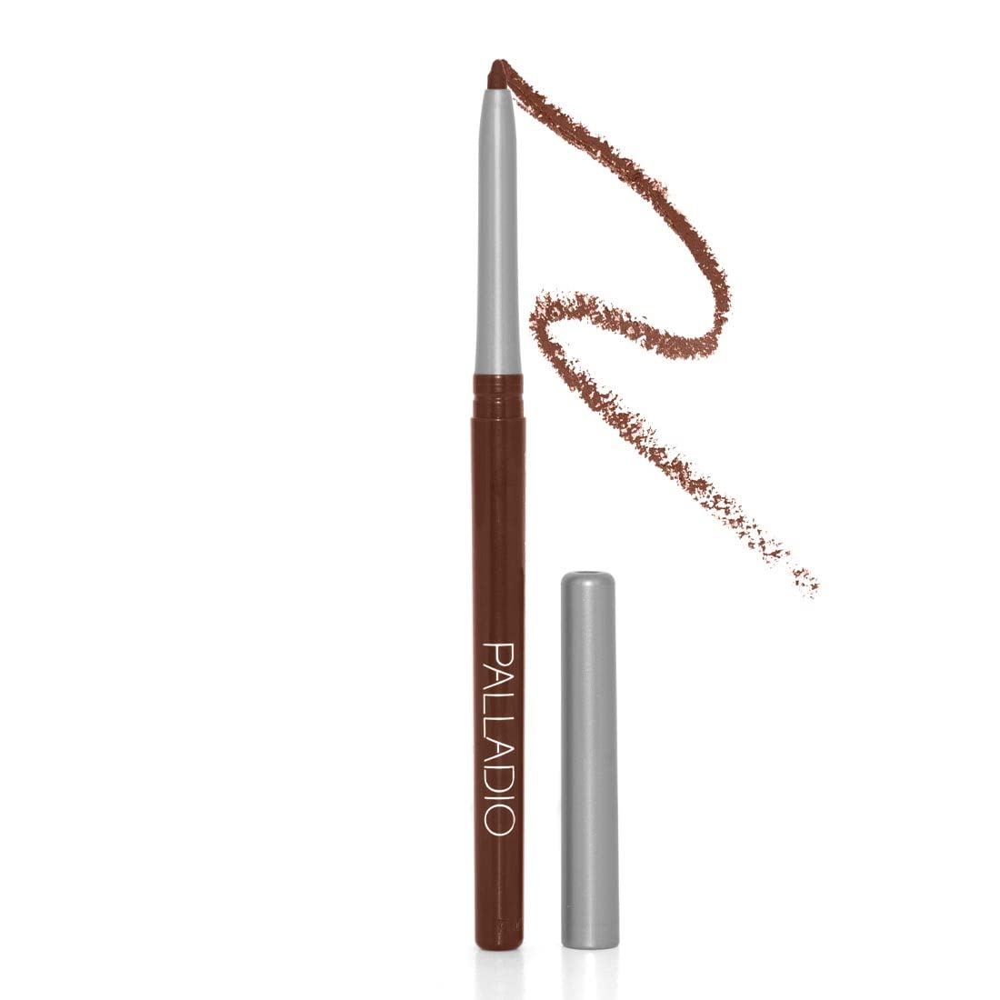 Palladio Waterproof Lip Liner, High Pigment, Smudge Proof, Coffee, 1 Count