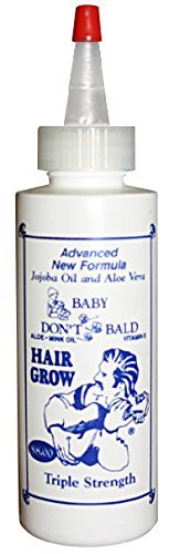 Baby Don't Be Bald Hair Grow, Triple Strength with Jojoba & Aloe, 4 Fl Oz