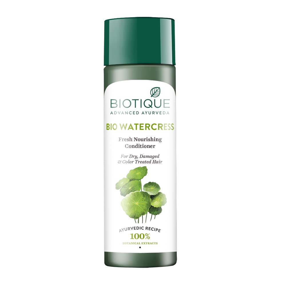 Biotique Bio Watercress Conditioner For Dry, Color-Treated Hair, 120 Ml