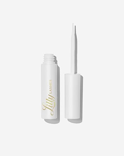 Lilly Lashes Clear Eyelash Glue - Brush On, Latex Free, for False & Natural Lashes, 1 Count