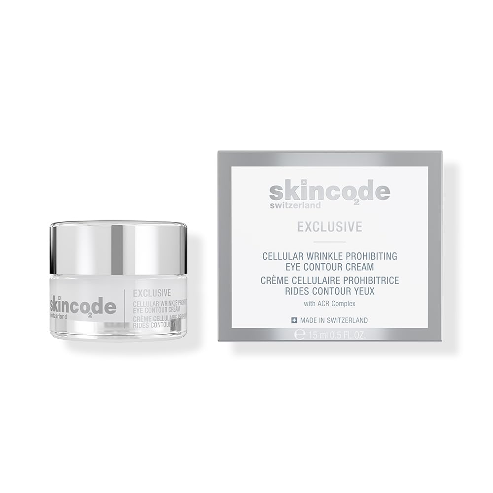 Skincode Anti-Aging Eye Cream - Cellular Wrinkle Prohibiting, Dark Circle & Puffiness Relief, 0.5 Oz