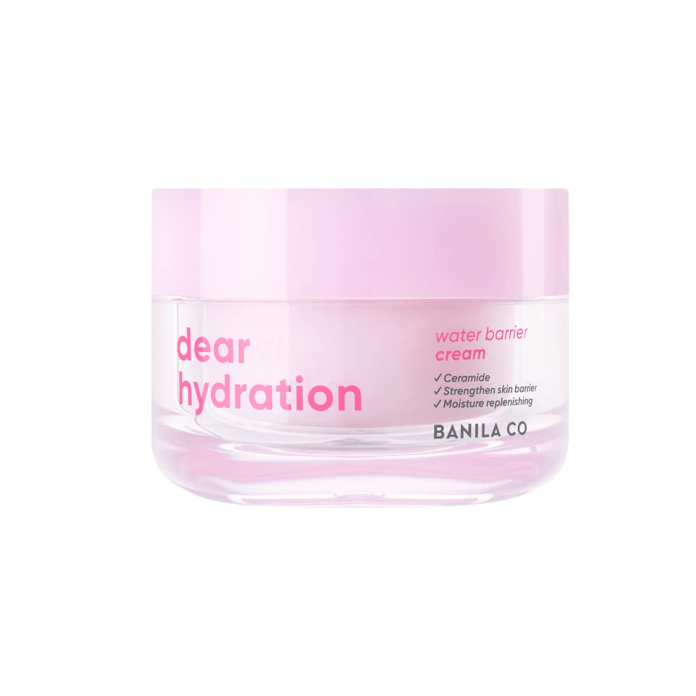 Banila Co Dear Hydration Water Barrier Cream - Lightweight Moisturizer With Ceramide, 50Ml