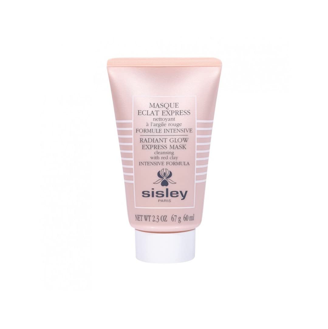 Sisley Paris Katase Radiant Glow Express Mask, Red Clays, 2.3-Ounce Tube for Glowing Skin