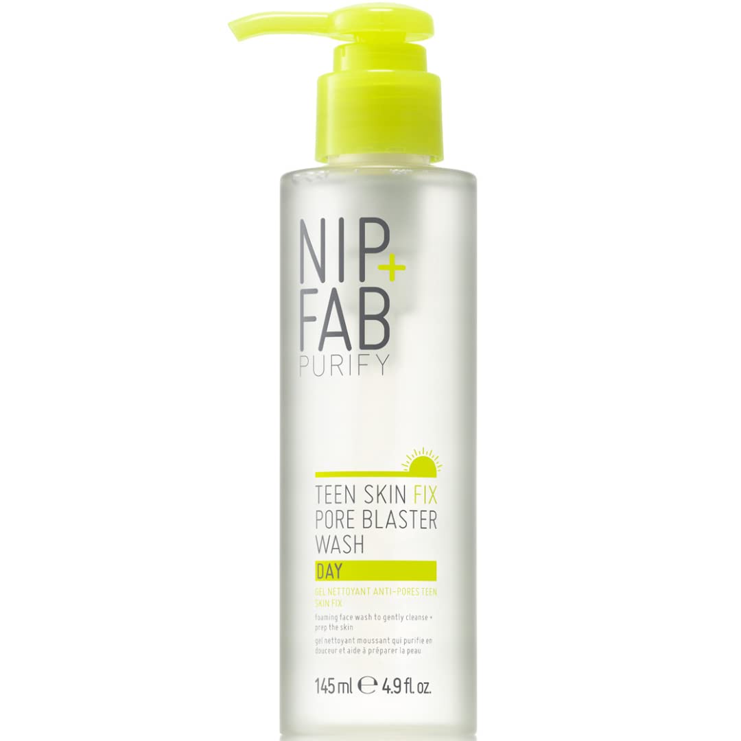 Nip+Fab Teen Skin Fix Pore Blaster Face Wash With Wasabi & Vitamin E, 4.9 Oz