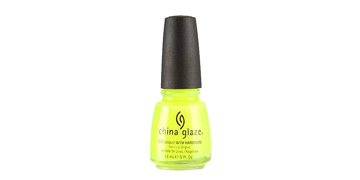 China Glaze Yellow Polka Dot Bikini Nail Polish - 0.5 Fl Oz, Vibrant Yellow Color