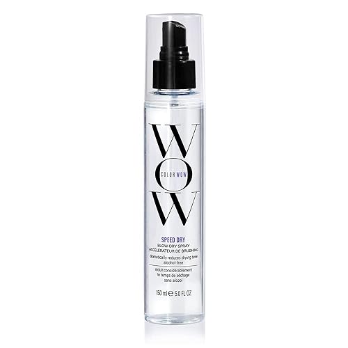 Color Wow Speed Dry Blow Dry Spray - Heat Protectant, Cuts Dry Time By 30%, 5 Fl Oz