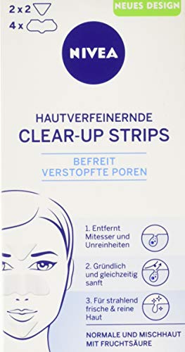 Nivea Visage Clear Up Strips, 6 Count - Cleansing Skin Treatment Mask For Women